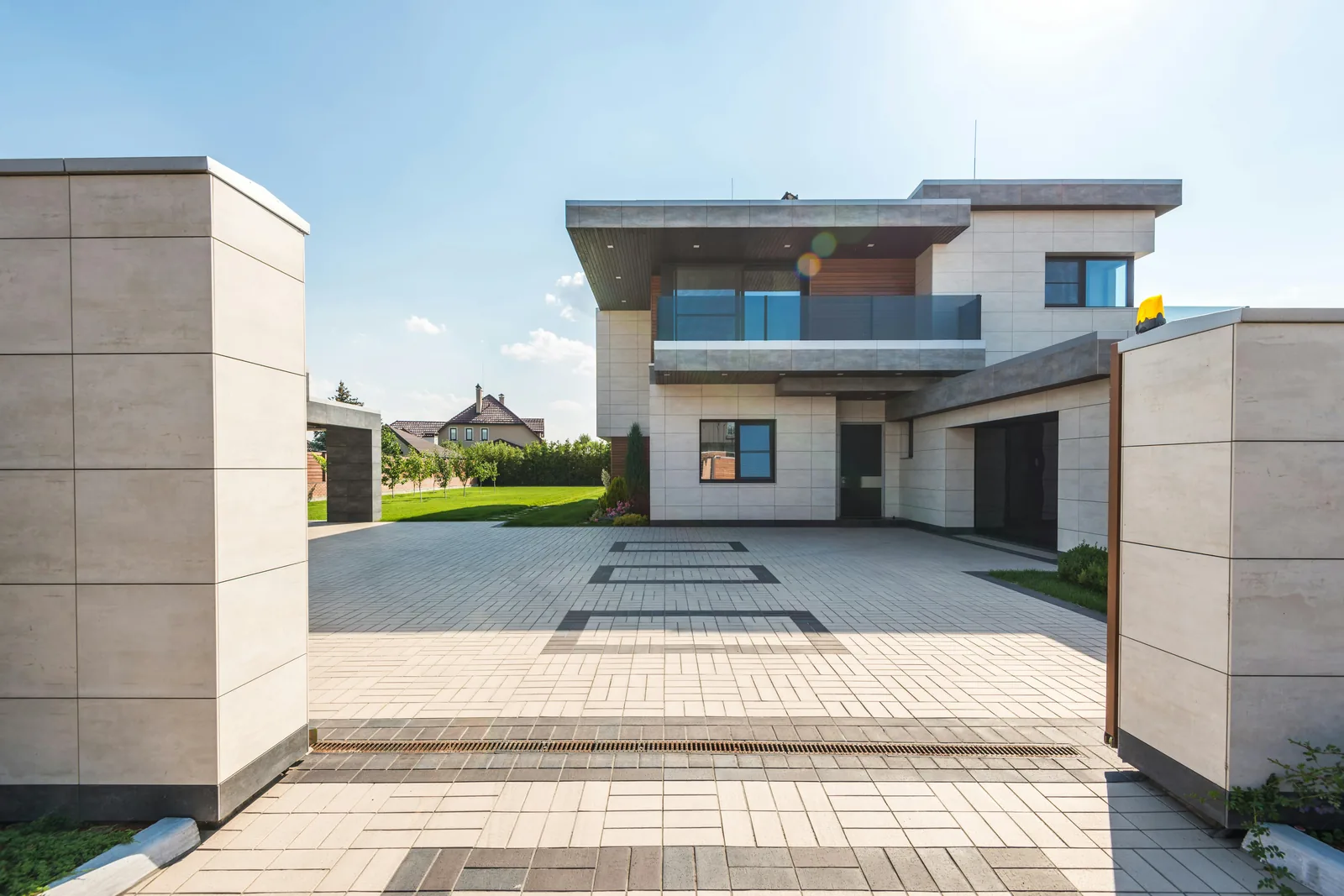 Modern residential property — tenant communication